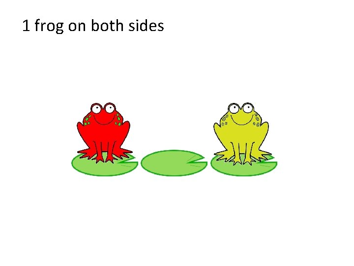 1 frog on both sides 
