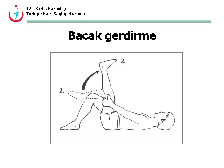 T. C. Sağlık Bakanlığı Türkiye Halk Sağlığı Kurumu Bacak gerdirme 