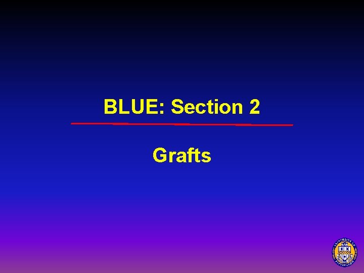 BLUE: Section 2 Grafts 