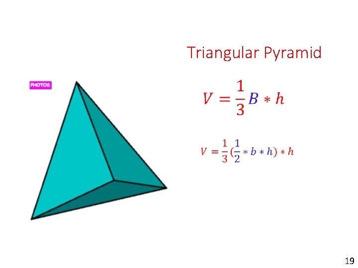 Triangular Pyramid 19 