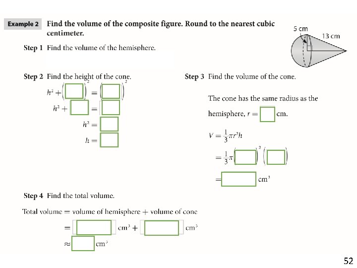 Composite Figure a cone in a cone or what not. 52 