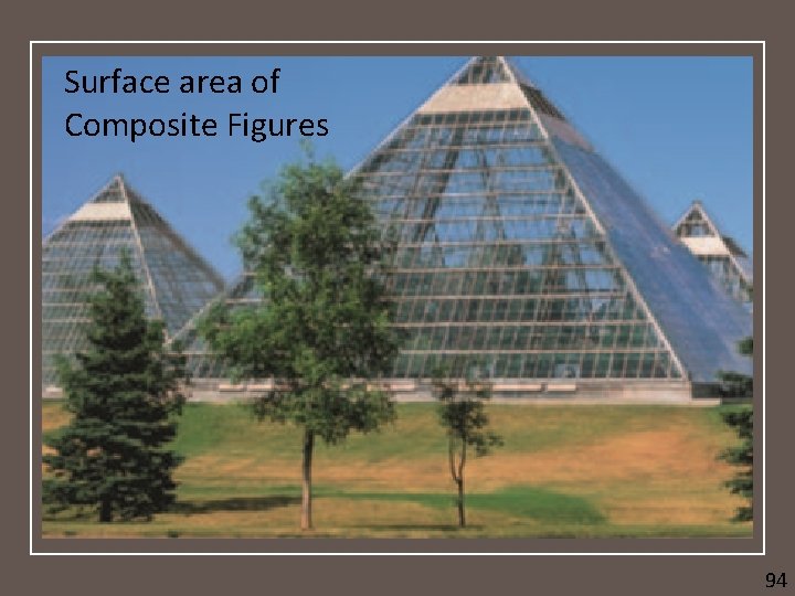 Surface area of Composite Figures 94 