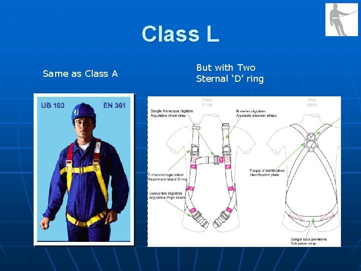 Class L Same as Class A But with Two Sternal ‘D’ ring 