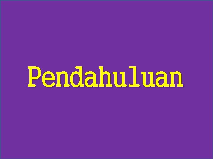 Pendahuluan 