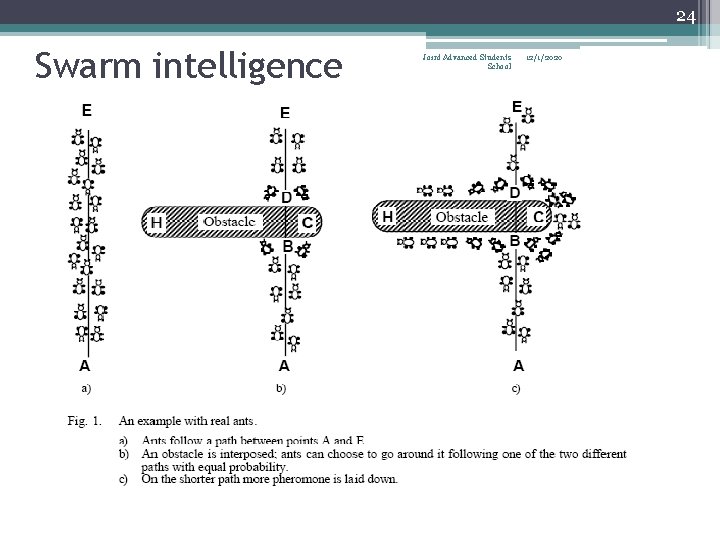24 Swarm intelligence Joint Advanced Students School 12/1/2020 
