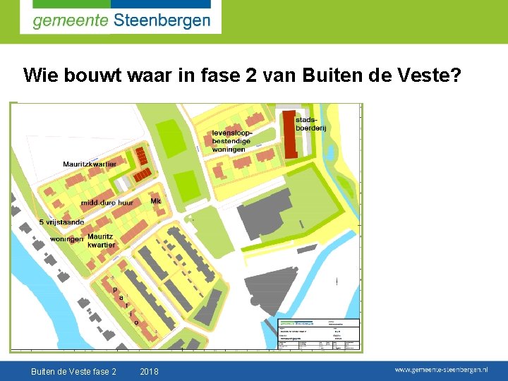 Wie bouwt waar in fase 2 van Buiten de Veste? Buiten de Veste fase