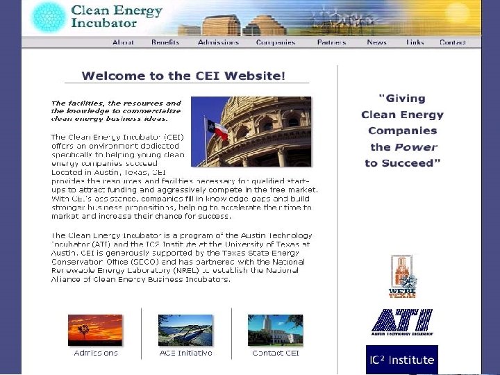 CEI is a program of the Austin Technology Incubator and IC 2 Institute at