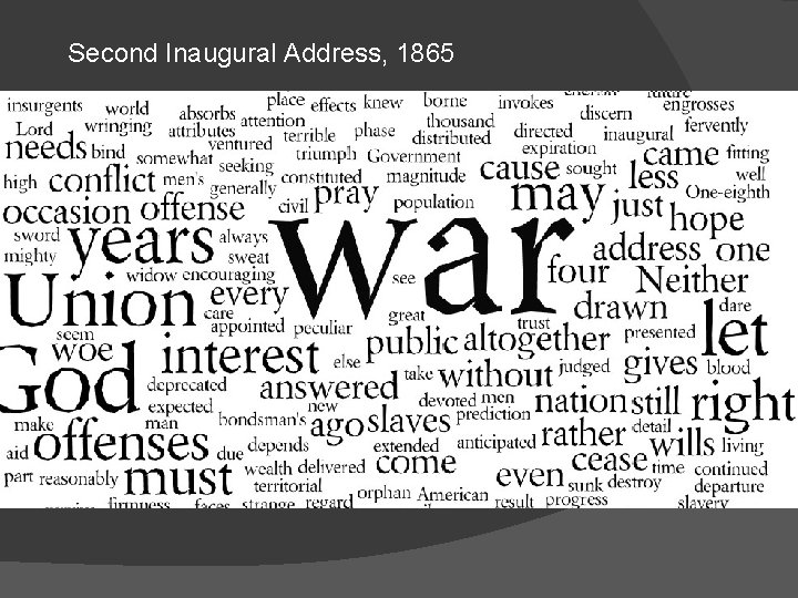 Second Inaugural Address, 1865 