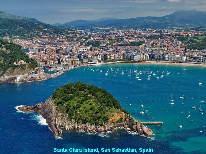 Santa Clara Island, San Sebastian, Spain 