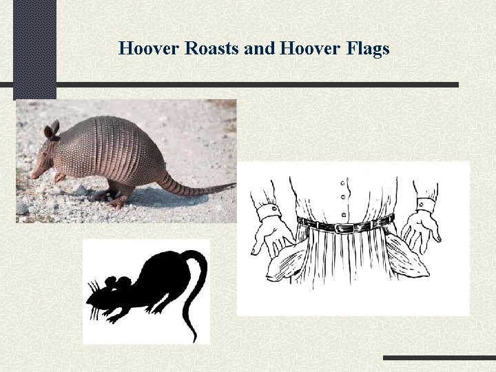 Hoover Roasts and Hoover Flags 