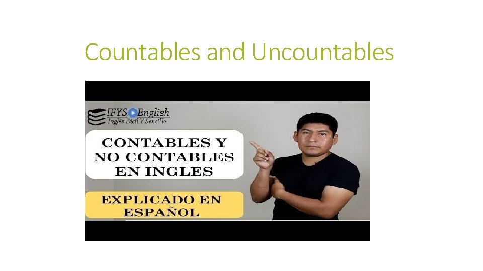 Countables and Uncountables 