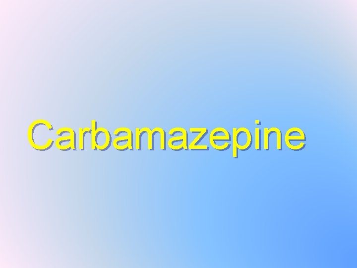 Carbamazepine 