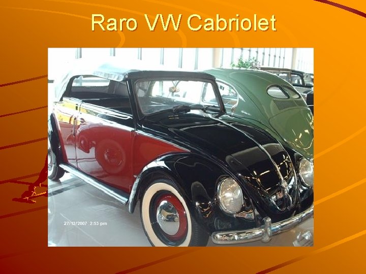 Raro VW Cabriolet 