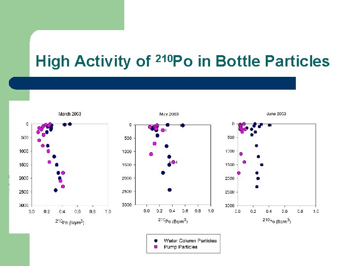 High Activity of 210 Po in Bottle Particles 