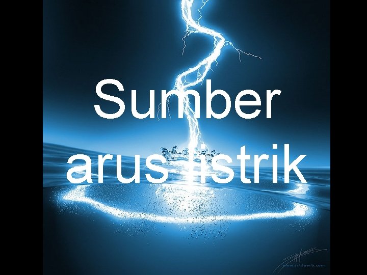 Sumber arus listrik 