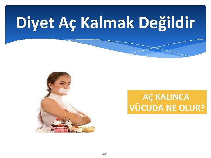 Diyet Aç Kalmak Değildir AÇ KALINCA VÜCUDA NE OLUR? 40 