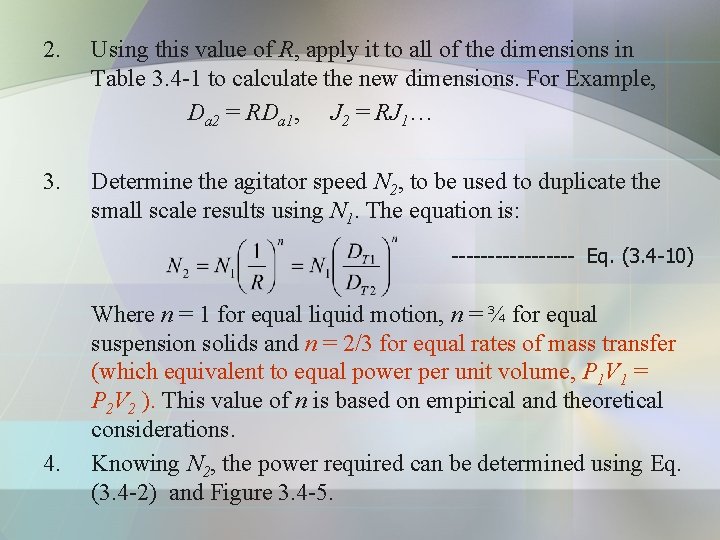 2. Using this value of R, apply it to all of the dimensions in