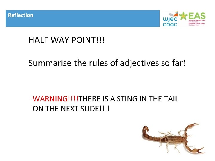 KnowledgePrediction Objectif to learn adjectives that can be