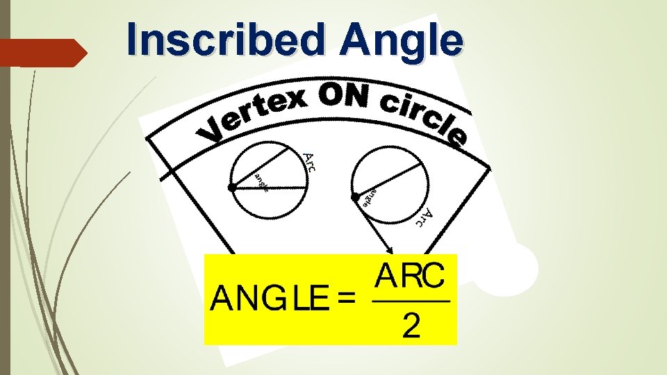 Inscribed Angle 