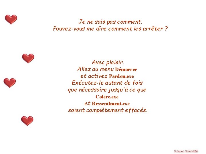 Je ne sais pas comment. Pouvez-vous me dire comment les arrêter ? Avec plaisir. Je ne sais pas comment. Pouvez-vous me dire comment les arrêter ? Avec plaisir.