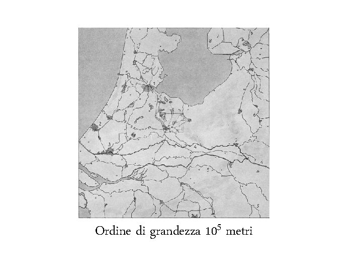 Ordine di grandezza 105 metri 