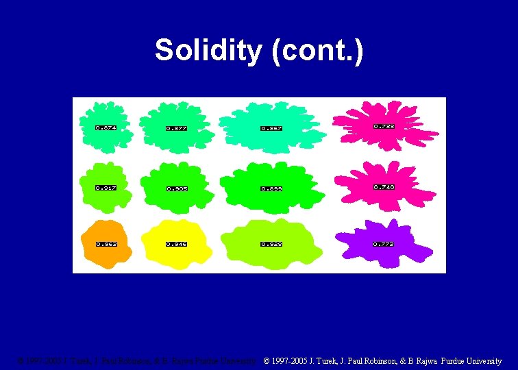 Solidity (cont. ) © 1997 -2005 J. Turek, J. Paul Robinson, & B. Rajwa