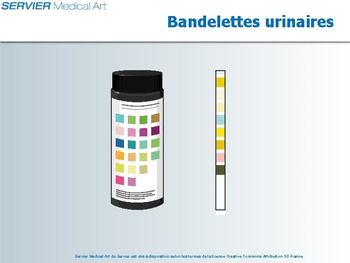 Bandelettes urinaires Servier Medical Art de Servier est mis à disposition selon les termes