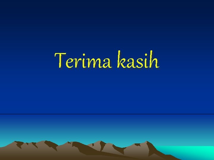 Terima kasih 