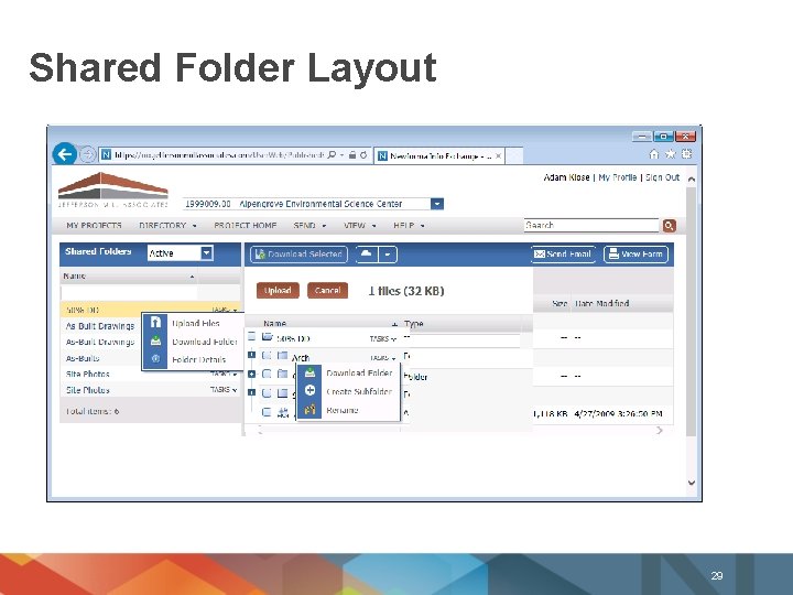 Shared Folder Layout 29 