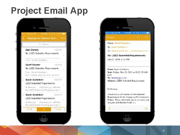 Project Email App 4 