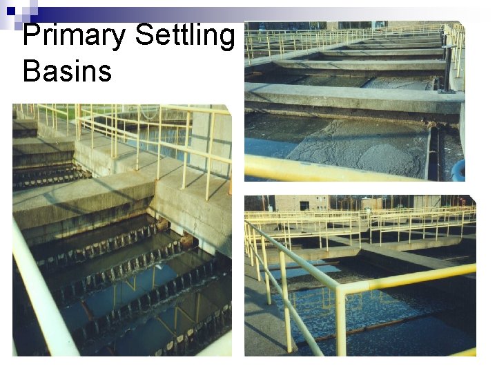 Primary Settling Basins 