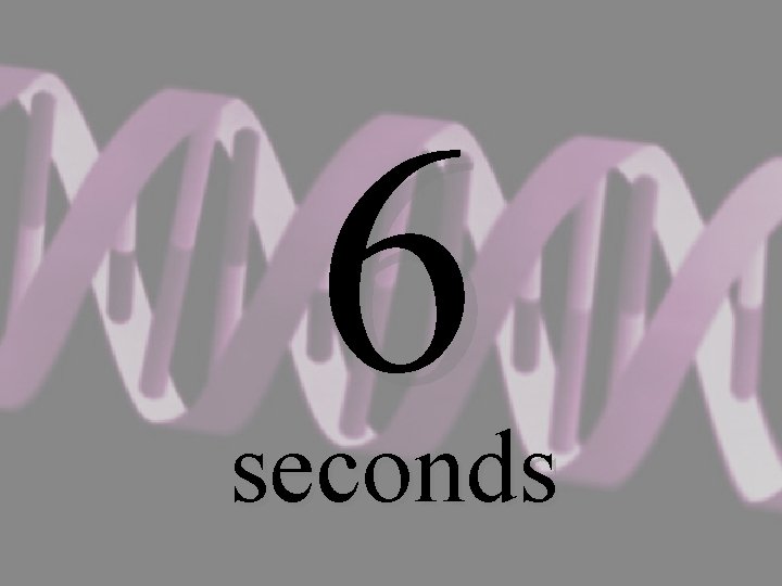 6 seconds 