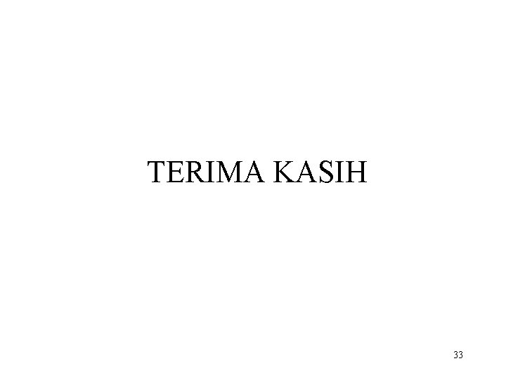 TERIMA KASIH 33 