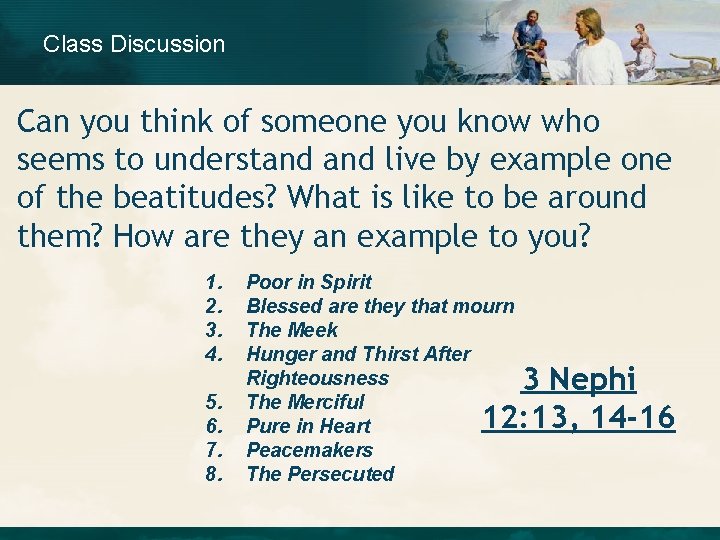 Class Discussion Can you think of someone you know who seems to understand live Class Discussion Can you think of someone you know who seems to understand live