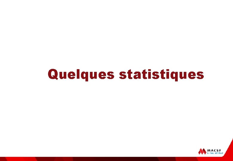 Quelques statistiques 