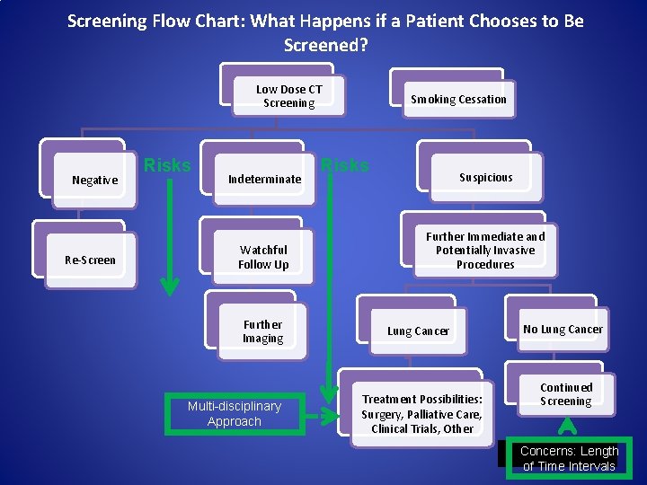 Screening Flow Chart: What Happens if a Patient Chooses to Be Screened? Low Dose