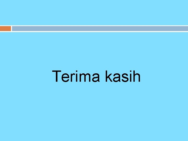 Terima kasih 