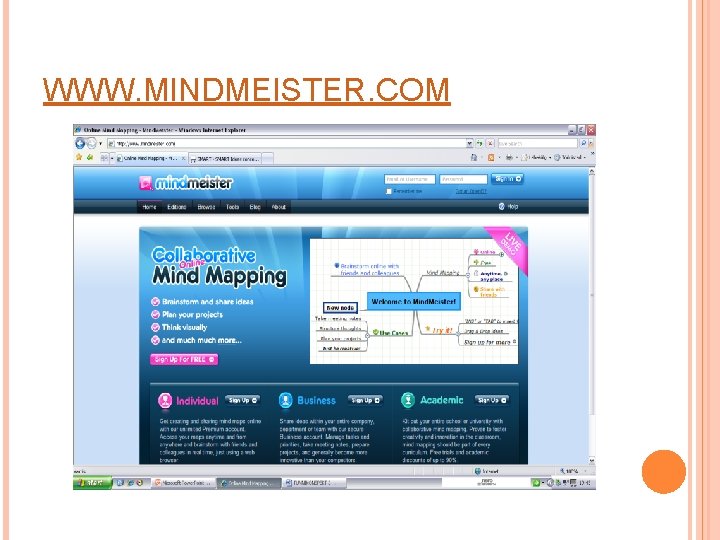 WWW. MINDMEISTER. COM 