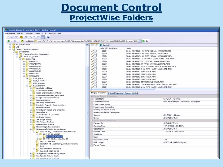 Document Control Project. Wise Folders 