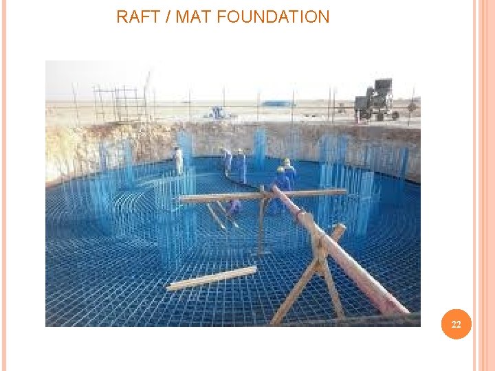 RAFT / MAT FOUNDATION 22 