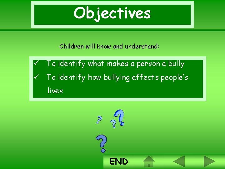 Objectives Children will know and understand: ü To identify what makes a person a