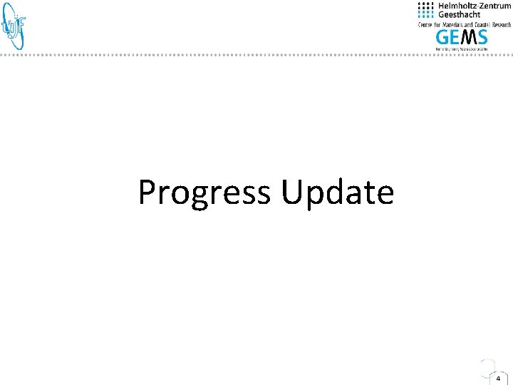 Progress Update 4 