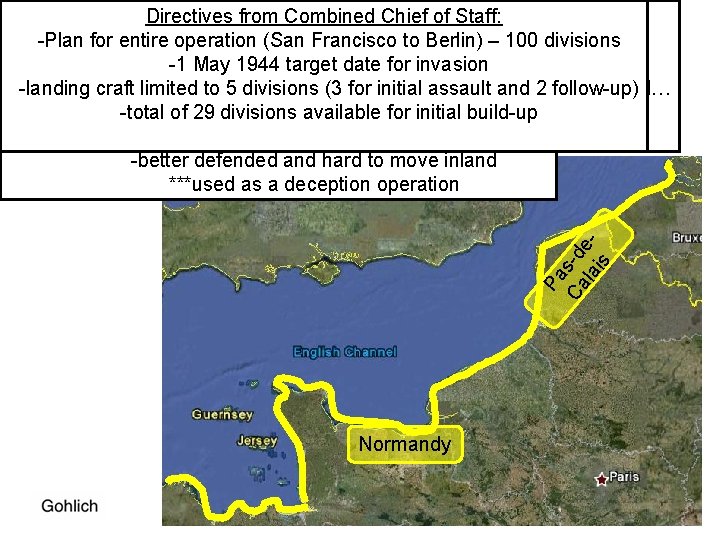 Pa Ca s-d la eis Directives Final from Site Initial Selection Combined Site Selections