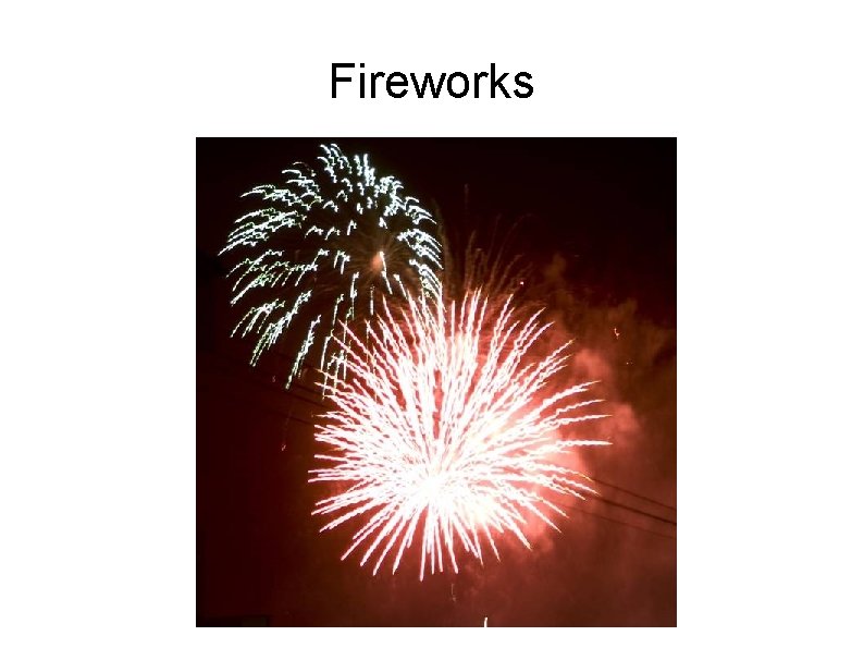 Fireworks 