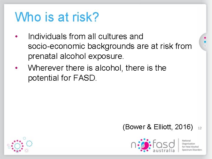 Who is at risk? • • Individuals from all cultures and socio-economic backgrounds are