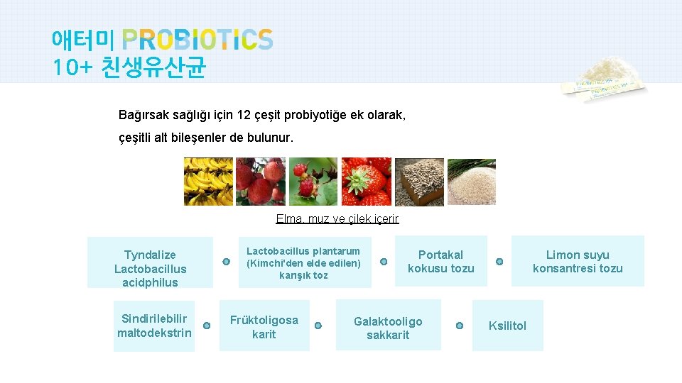 애터미 마스터 제목 스타일 10+ 친생유산균 편집 Bağırsak sağlığı için 12 çeşit probiyotiğe ek