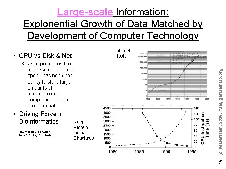 Large-scale Information: Explonential Growth of Data Matched by Development of Computer Technology • CPU