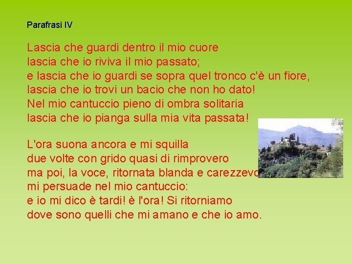 Che Fai Che Pensi Che Pur Dietro Guardi Parafrasi Lora di Barga di Giovanni Pascoli Poesia multimediale