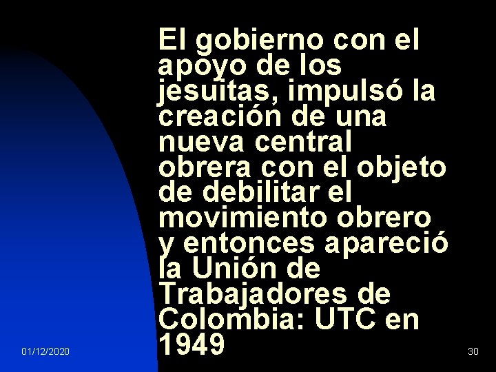 01/12/2020 El gobierno con el apoyo de los jesuitas, impulsó la creación de una