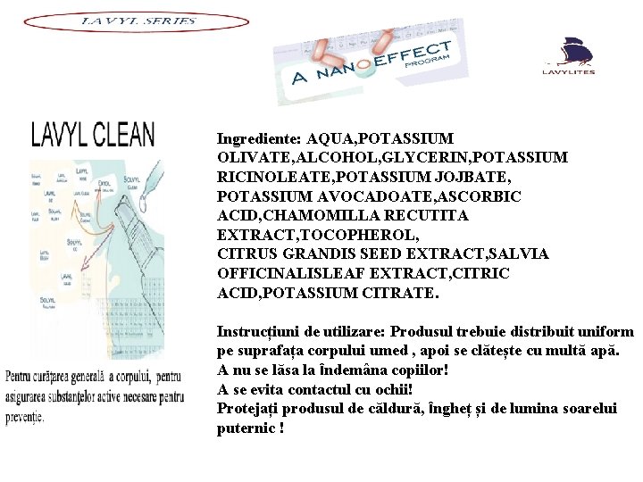 Ingrediente: AQUA, POTASSIUM OLIVATE, ALCOHOL, GLYCERIN, POTASSIUM RICINOLEATE, POTASSIUM JOJBATE, POTASSIUM AVOCADOATE, ASCORBIC ACID, Ingrediente: AQUA, POTASSIUM OLIVATE, ALCOHOL, GLYCERIN, POTASSIUM RICINOLEATE, POTASSIUM JOJBATE, POTASSIUM AVOCADOATE, ASCORBIC ACID,